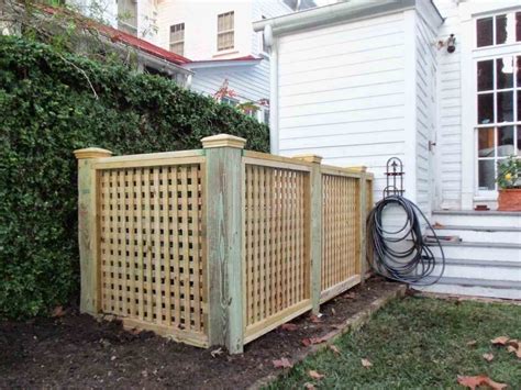 garbage can enclosure fencing